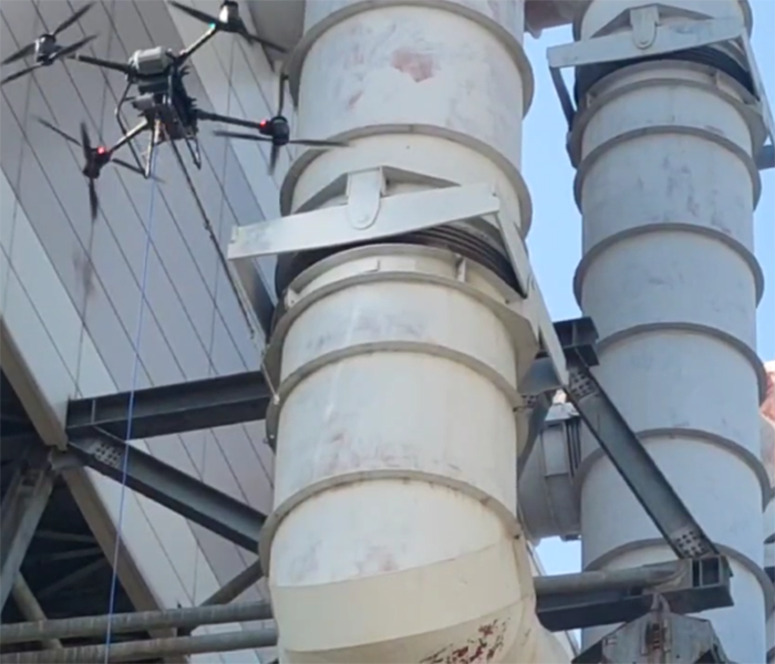 工业无人机高空清洗 除锈 喷涂